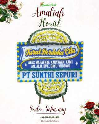 Papan Bunga Duka di Wuran