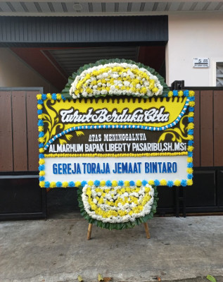 Papan Bunga Duka di Wuran