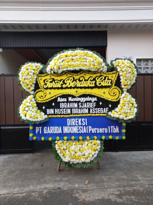 Papan Bunga Duka di Wuran